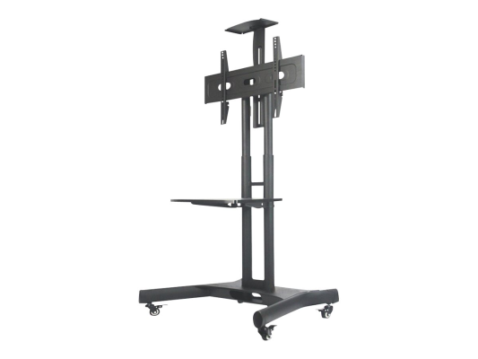 Neomounts Floor stand | NM-M1700BLACK TV trolley | Adjustable Height | 32-75 " | Maximum weight (capacity) 50 kg | Black