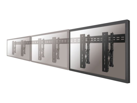 Neomounts Wall mount | LED-VW1000BLACK Videowall wall mount | 40-75 " | Maximum weight (capacity) 50 kg | Black