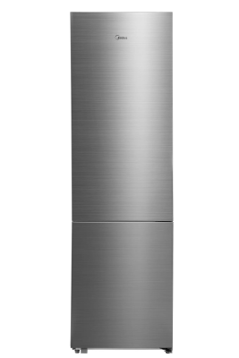 Midea Refrigerator | MDRB600MME46 | Energy efficiency class E | Free standing | Combi | Height 201 cm | No Frost system | Fridge net capacity 313 L | Freezer net capacity 130 L | Display | 35 dB | Stainless steel