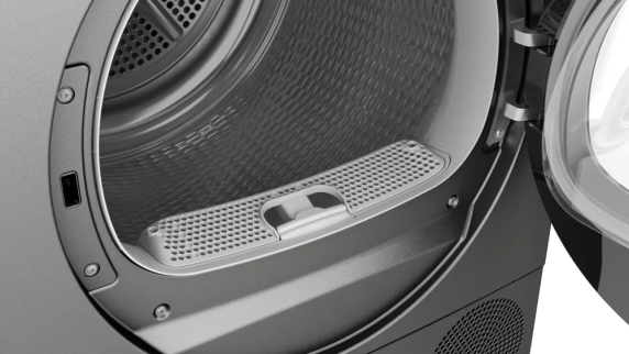 Bosch Dryer Machine with Heat Pump | WQG245DXSN | Energy efficiency class Class C | Front loading | 9 kg | Condensation | LCD | Depth 61.3 cm | Grey