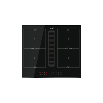 CATA | Hob with Hood | IAS 6024 | Induction | 59 cm | Number of burners / cooking zones 4 | Black | Slider