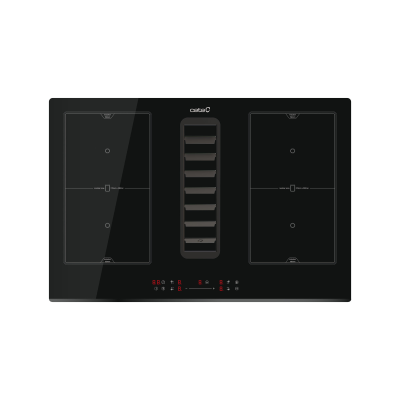 CATA | Hob with Hood | IAS 7024 | Induction | 77 cm | Number of burners / cooking zones 4 | Black | Slider