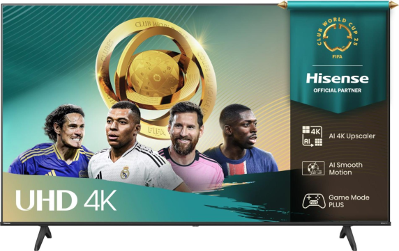 Hisense 65A6Q | 65 | Smart TV | VIDAA Smart OS | UHD | Black