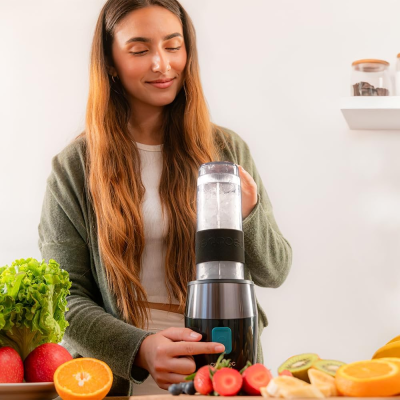 Cecotec Blender | Power Titanium 900 ProGo | Tabletop | 900 W | Jar capacity 2x0.57 L | Ice crushing | Black