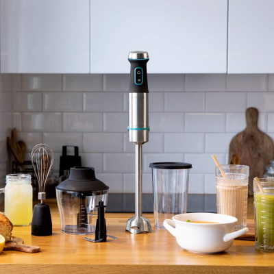 Cecotec | Hand Blender | Power TitanBlack 1200 XL | Hand Blender | 1200 W | Stainless steel