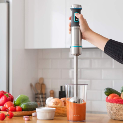Cecotec | Hand Blender | Power TitanBlack 1200 XL | Hand Blender | 1200 W | Stainless steel