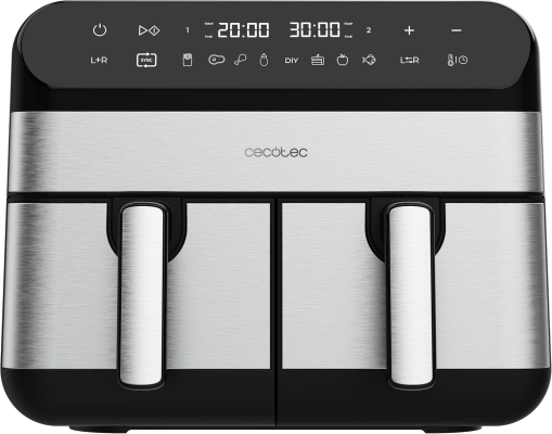 Cecotec Air Fryer | Cecofry Advance 9000 Inox | Power 2800 W | Capacity 9 L