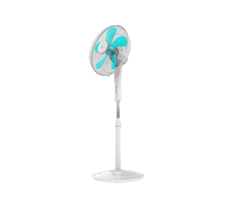 Cecotec EnergySilence 530 Power Connected | Stand Fan | White | Diameter 40 cm | Number of speeds 3 | Oscillation | 50 W | Remote control