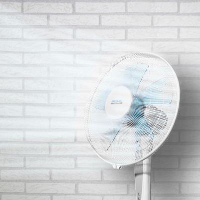 Cecotec EnergySilence 530 Power Connected | Stand Fan | White | Diameter 40 cm | Number of speeds 3 | Oscillation | 50 W | Remote control