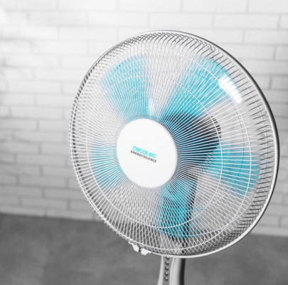 Cecotec EnergySilence 530 Power Connected | Stand Fan | White | Diameter 40 cm | Number of speeds 3 | Oscillation | 50 W | Remote control
