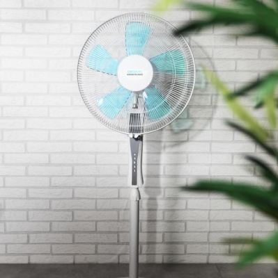 Cecotec EnergySilence 530 Power Connected | Stand Fan | White | Diameter 40 cm | Number of speeds 3 | Oscillation | 50 W | Remote control