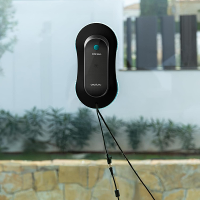 Cecotec Window Cleaning Robot | Conga Windroid 1090 Double Spray Connected | Corded | Black