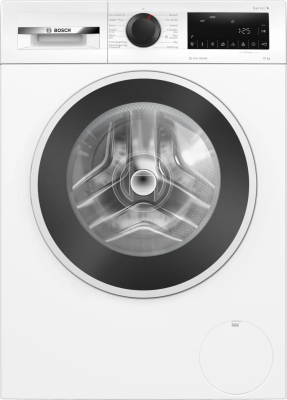 Bosch Washing Machine | WGG254ZWSN | Energy efficiency class A | Front loading | Washing capacity 10 kg | 1400 RPM | Depth 63 cm | Width 60 cm | Display | LED | Steam function | White