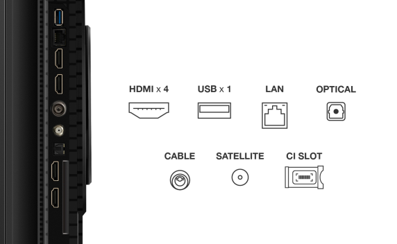 TCL 4K QLED TV | 55T8C | 55 | Smart TV | Google TV | Black