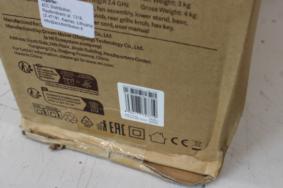 SALE OUT. | Xiaomi | Mi Smart Standing Fan | 2 | Stand Fan | DAMAGED PACKAGING | White | Oscillation | 15 W