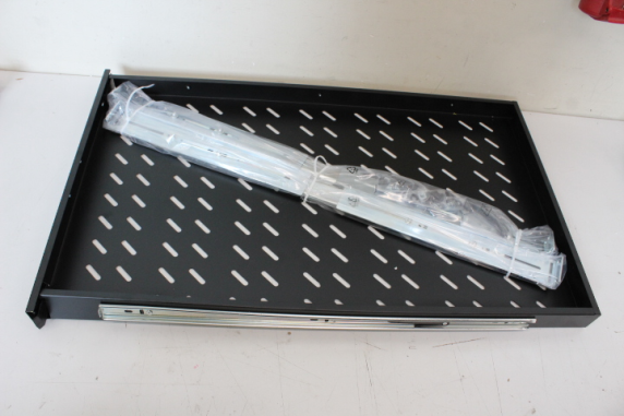 SALE OUT. Digitus DN-19 TRAY-2-1000-SW Pull-out shelf, 1U, 720mm depth | Digitus Extendible Shelf for 483 mm Cabinets | DN-19 TRAY-2-1000SW | DAMAGED PACKAGING, SCRATCHED, DENT CORNER | Black