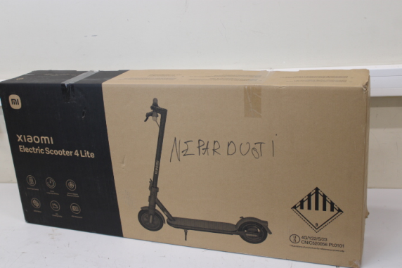 SALE OUT. Xiaomi Electric Scooter 4 Lite EU | Xiaomi Electric Scooter 4 Lite EU | 300 W | 25 km / h | 8.5 " | 3 month(s) | Black | USED AS DEMO, DAMAGED PACKAGING