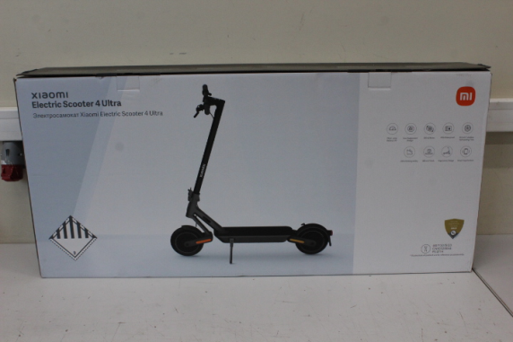 SALE OUT. Xiaomi Electric Scooter 4 Ultra EU | Xiaomi Electric Scooter 4 Ultra EU | 500 W | 25 km / h | 10 " | 6 month(s) | DEMO, MISSING INNER PACKAGING