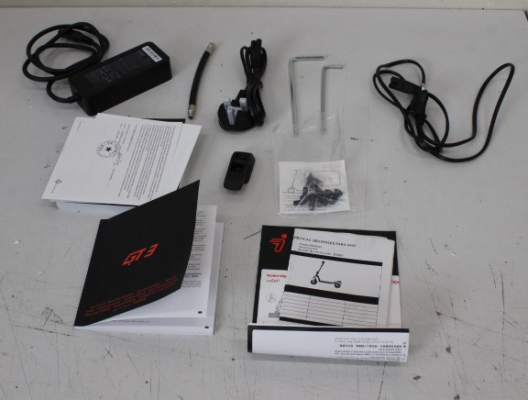 SALE OUT. Ninebot by Segway Superscooter GT3 E | Segway Superscooter GT3 E | Electric Scooter | Max 2400 W | Up to 25 km / h | 11 " | 24 month(s) | Black and Grey | DAMAGED PACKAGING, USED, DIRTY, SCRATCHED