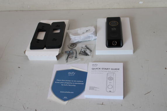 SALE OUT. Anker Eufy Doorbell 2 Pro, Black | Anker Eufy Doorbell 2 Pro | UNPACKED, SCRATCHED TOP