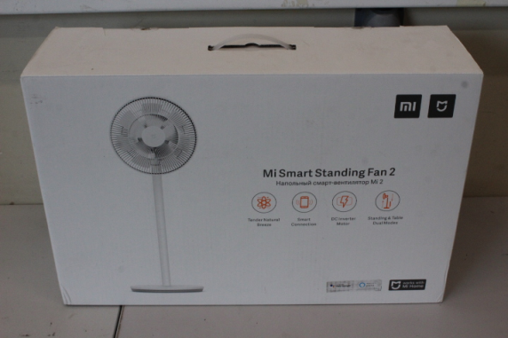 SALE OUT. Xiaomi Mi Smart Standing Fan 2 EU | Xiaomi | Mi Smart Standing Fan | 2 | Stand Fan | USED, DISASSEMBLED STAND PAD, DIRTY | White | Oscillation | 15 W