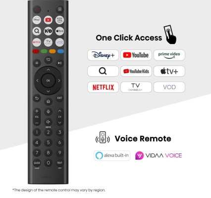 Hisense Mini LED TV | 65U7Q | 65 | Smart TV | VIDAA Smart OS | UHD | Black