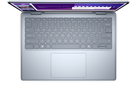 Dell Plus 2in1 DB04250 | Ice Blue | 14 " | WVA | Touchscreen | FHD+ | 1920 x 1200 pixels | Intel Core Ultra 7 | 256V | 16 GB | LPDDR5X | Solid-state drive capacity 1000 GB | Intel Arc Graphics | Windows 11 Pro | 802.11be | Ke