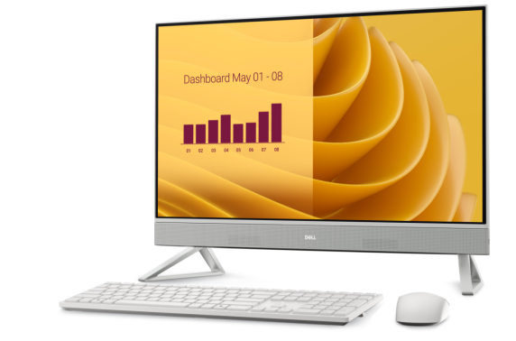 Dell 27 All-in-One EC27250 | Desktop | AIO | 27 " | Intel Core 7 | 150U | 16 GB | DDR5 | 1000 GB | NVIDIA GeForce MX570A Graphics | English | Windows 11 Pro | Warranty 36 month(s)