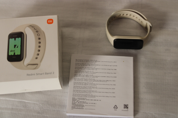SALE OUT. Redmi Smart Band 2 Ivory | Xiaomi Redmi | Smart Band 2 | Fitness tracker | Touchscreen | Heart rate monitor | Waterproof | Bluetooth | USED, MISSING CHARGER | Ivory