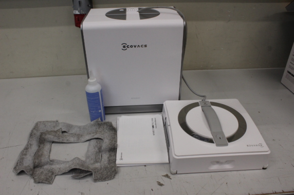 SALE OUT. Ecovacs Window cleaning robot WINBOT W2 PRO OMNI, Auto-Spray, Intelligent steady climbing, Edge cleaning mode, WIN-SLAM 4.0, White | Ecovacs WINBOT W2 PRO OMNI | Corded | 5500 Pa | White | USED, DIRTY