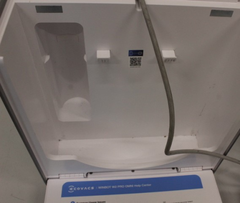 SALE OUT. Ecovacs Window cleaning robot WINBOT W2 PRO OMNI, Auto-Spray, Intelligent steady climbing, Edge cleaning mode, WIN-SLAM 4.0, White | Ecovacs WINBOT W2 PRO OMNI | Corded | 5500 Pa | White | USED, DIRTY