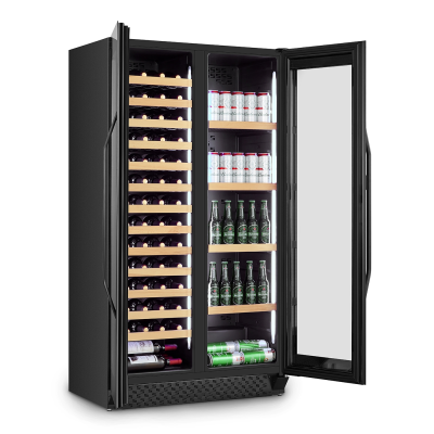 Caso | Wine Cooler | WineChef Duo 122 | Energy efficiency class G | Free standing | Bottles capacity 122 | Black