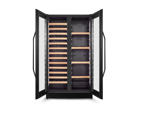 Caso | Wine Cooler | WineChef Duo 122 | Energy efficiency class G | Free standing | Bottles capacity 122 | Black