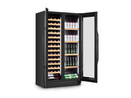 Caso | Wine Cooler | WineChef Duo 122 | Energy efficiency class G | Free standing | Bottles capacity 122 | Black