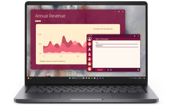 Dell Pro 14 PC14250 | Magnetite | 14 " | FHD+ | Anti-glare | Intel Core 5 | 120U | 16 GB | DDR5 | Solid-state drive capacity 512 GB | Intel Graphics | Windows 11 Pro | 802.11ax | Bluetooth version 5.3 | Keyboard language Englis