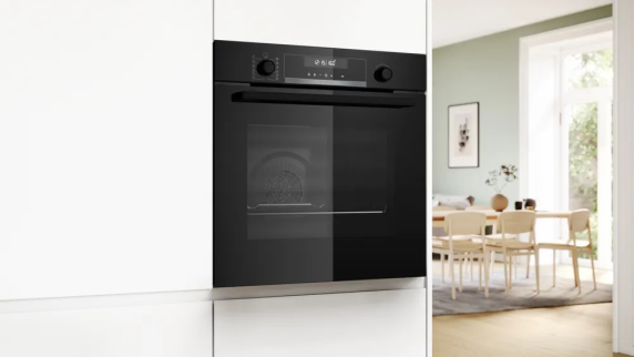 Bosch Oven | HBG578EB7 | 71 L | Electric | Pyrolysis | Knobs | Height 59.5 cm | Width 59.4 cm | Black