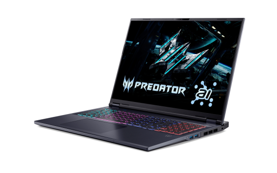 Acer | Predator Helios Neo 18 AI PHN18-72-75PV | Abyssal Black | 18 " | IPS | WQXGA | 2560 x 1600 pixels | Intel Core U7 | 255HX | 32 GB | DDR5 | Solid-state drive capacity 1000 GB | NVIDIA GeForce RTX 5060 | GDDR7 | 8 GB | W