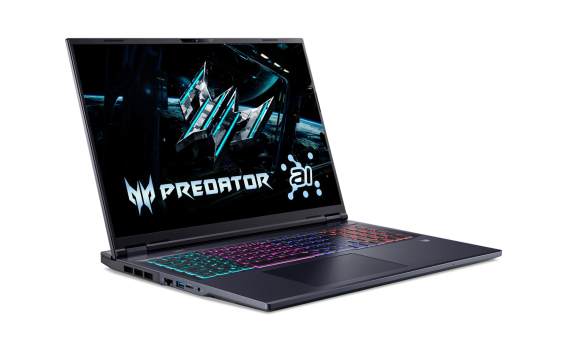 Acer | Predator Helios Neo 18 AI PHN18-72-91AP | Abyssal Black | 18 " | IPS | WQXGA | 2560 x 1600 pixels | Intel Core U9 | 275HX | 32 GB | DDR5 | Solid-state drive capacity 1000 GB | NVIDIA GeForce RTX 5070 | GDDR7 | 8 GB | W