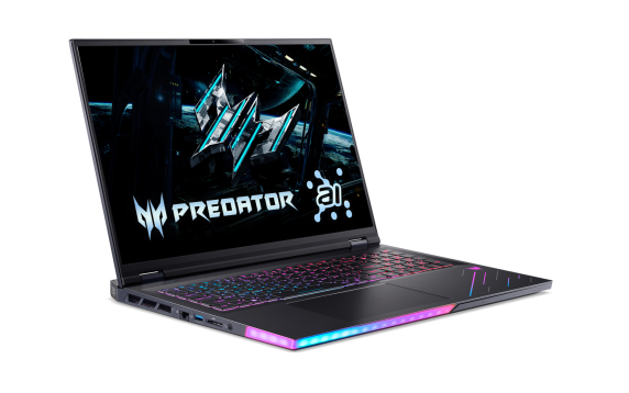 Acer | Predator Helios 18 AI PH18-73-97UF | Abyssal Black | 18 " | Mini LED | WQUXGA | 3840 x 2400 pixels | 120 Hz | Intel Core U9 | 275HX | 64 GB | DDR5 | Solid-state drive capacity 1000 GB | NVIDIA GeForce RTX 5090 | GDDR7 |