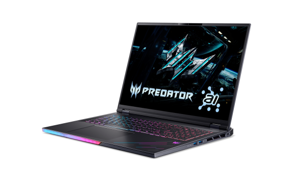 Acer | Predator Helios 18 AI PH18-73-90S7 | Abyssal Black | 18 " | IPS | WQUXGA | 3840 x 2400 pixels | Intel Core U9 | 275HX | 64 GB | DDR5 | Solid-state drive capacity 2000 GB | NVIDIA GeForce RTX 5090 | GDDR7 | 24 GB | Wind