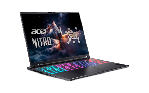 Acer | Nitro V 16S AI AN16S-61-R6Q1 | Obsidian Black | 16 " | IPS | WUXGA | AMD Ryzen AI 7 | 350 | 16 GB | DDR5 | Solid-state drive capacity 1000 GB | NVIDIA GeForce RTX 5060 | Windows 11 Home | 802.11ax | Bluetooth version 5.3
