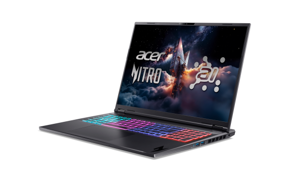 Acer | Nitro 18 AI AN18-61-R40J | Obsidian Black | 18 " | IPS | WQXGA | 2560 x 1600 pixels | AMD Ryzen AI 7 | 350 | 16 GB | DDR5 | Solid-state drive capacity 1000 GB | NVIDIA GeForce RTX 5070 | GDDR7 | 8 GB | Windows 11 Home 