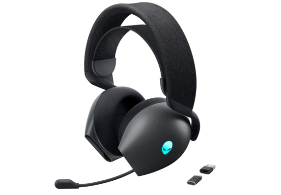 Dell Gaming Headset | Alienware Tri Mode AW725H | Bluetooth | Over-Ear | Microphone | Noise canceling | Wireless | Dark Side of the Moon