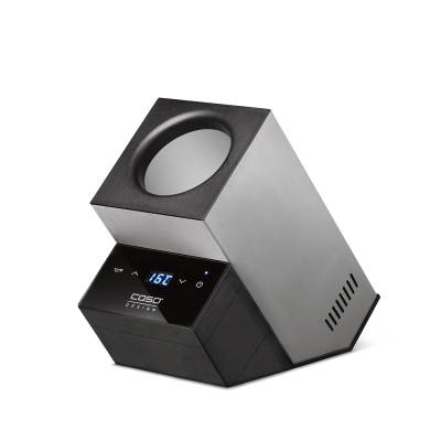 Caso | Wine Cooler | WineCase Deluxe Inox | Bottles capacity 1 | Black / Silver