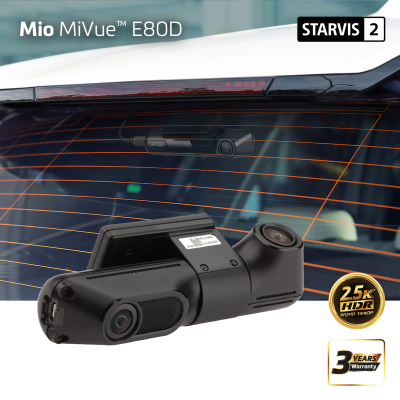 Mio MiVue E80D HDR Dual Rear Camera