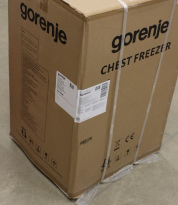 SALE OUT. Gorenje Freezer | FH10EAW | Energy efficiency class E | Chest | Free standing | Height 85.4 cm | Total net capacity 95 L | White | DAMAGED PACKAGING, DENTS AND SCRATCH ON SIDE