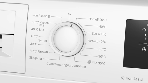 Bosch WAN2808LSN Washing Machine, A, Front loading, Capacity 8 kg, Depth 59 cm, 1200 RPM, White