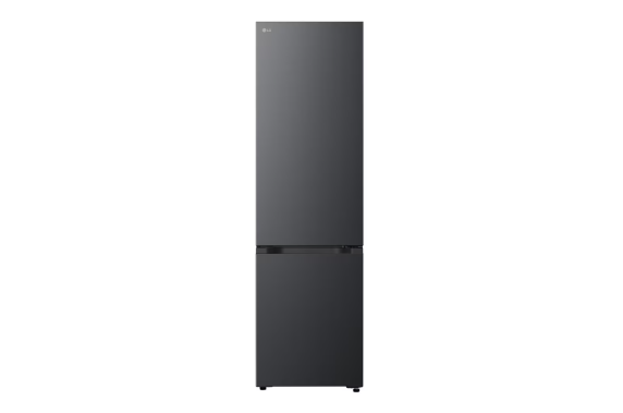 LG Refrigerator | GBBSJ1CCEP | Energy efficiency class C | Free standing | Combi | Height 186 cm | Fridge net capacity 220 L | Freezer net capacity 113 L | Display | 34 dB | Black