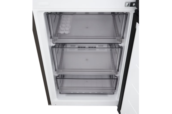 LG Refrigerator | GBBSJ1CCEP | Energy efficiency class C | Free standing | Combi | Height 186 cm | Fridge net capacity 220 L | Freezer net capacity 113 L | Display | 34 dB | Black