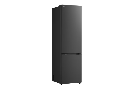 LG Refrigerator | GBBSJ1CCEP | Energy efficiency class C | Free standing | Combi | Height 186 cm | Fridge net capacity 220 L | Freezer net capacity 113 L | Display | 34 dB | Black